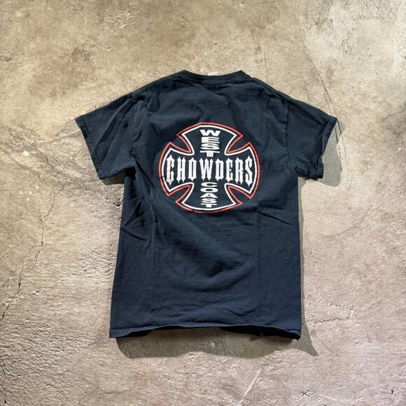 Black West Coast Chowders West Coast Choppers Graphic T-Shirt - Picture 4 of 8